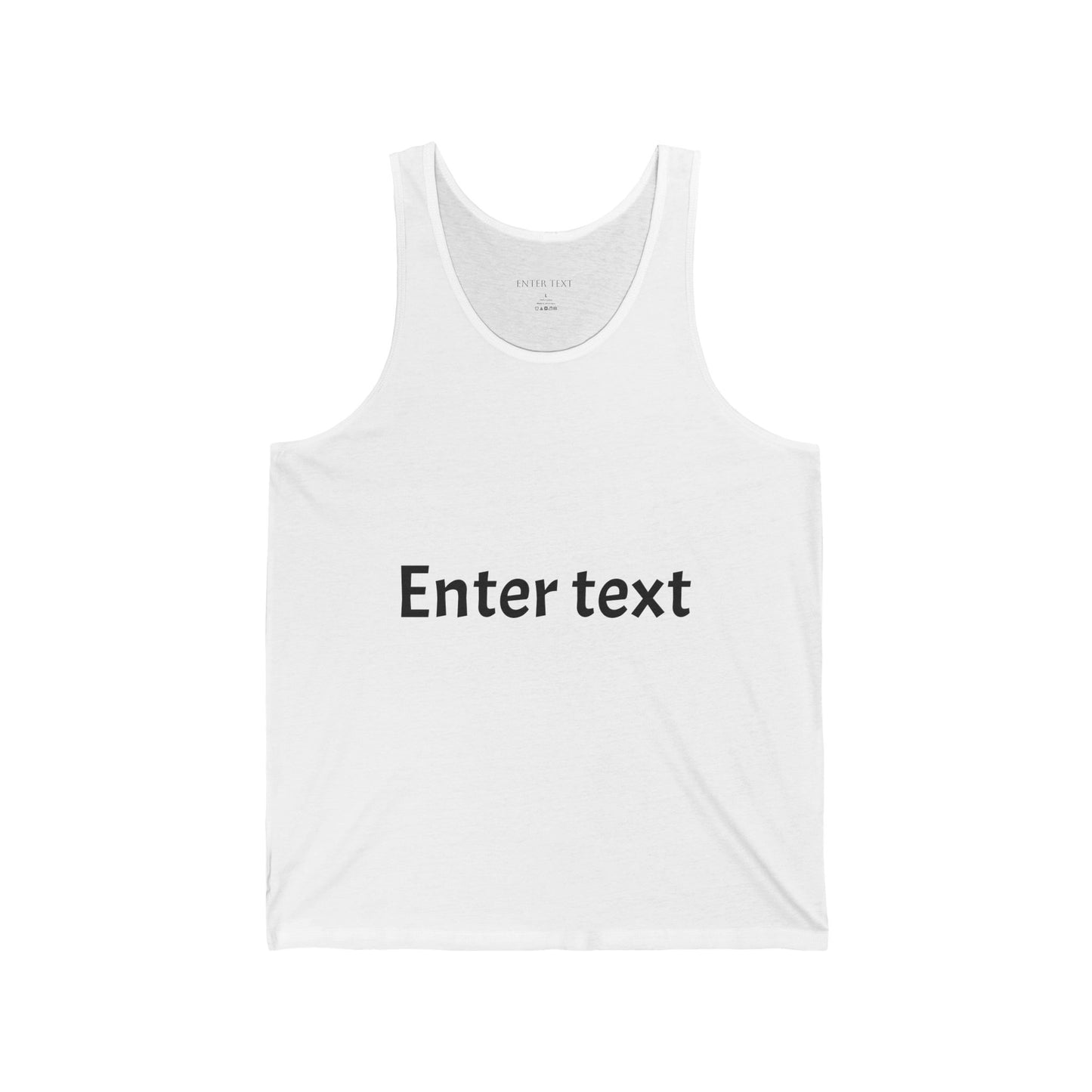 Valentine's Day Unisex Jersey Tank - "You Are Literally The Only Person I Like"